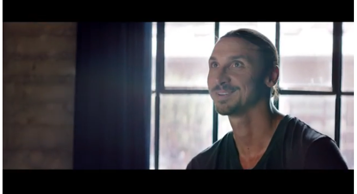 Zlatan i en intervju Zlatan i en intervju