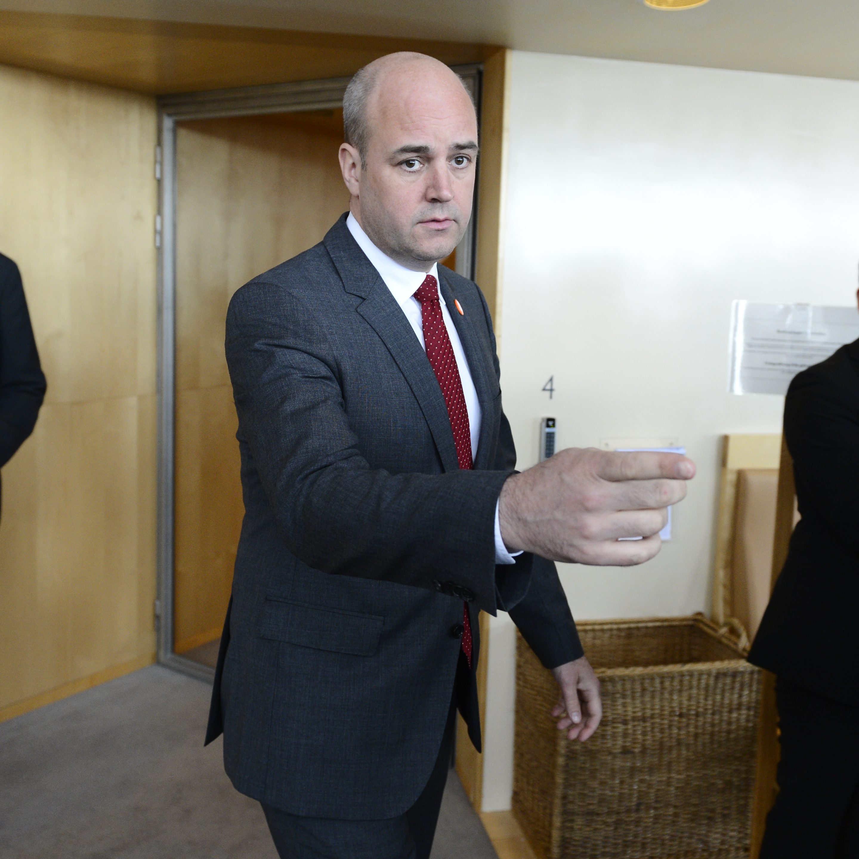 Statsminister Fredrik Reinfeldt.