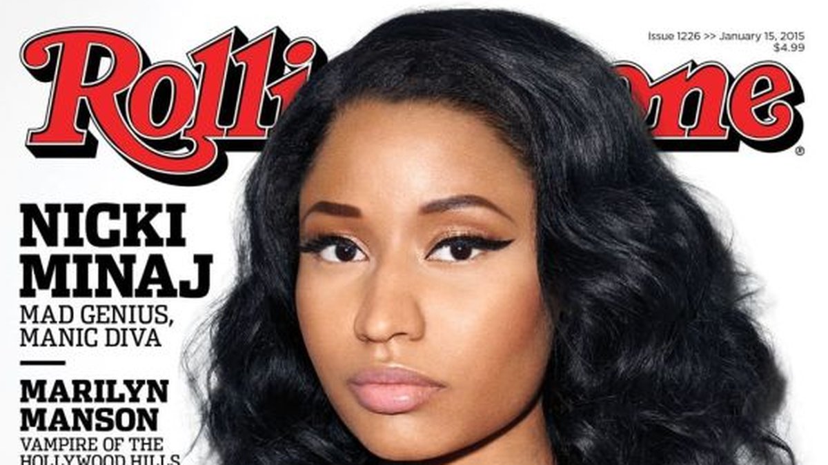 Nicki pryder omslaget för Rolling Stone. 
