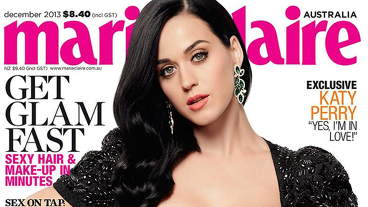 Katy Perry på omslaget till Marie Claire. 