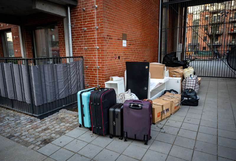 Nya hyresgäster flyttar in i Mjølnerparken.