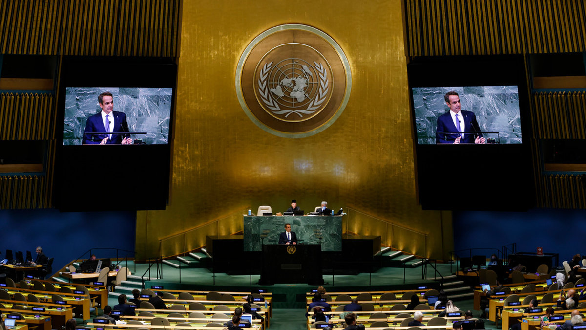 FN:s generalförsamling tar upp frågan på måndag. Arkivbild.