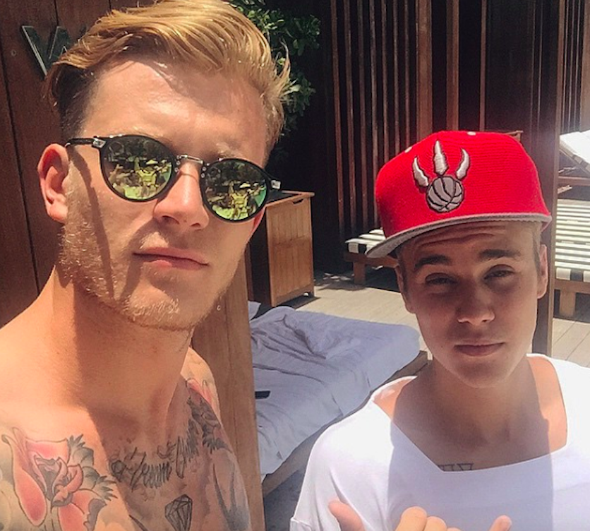 Loris Karius & Justin Bieber Loris Karius & Justin Bieber