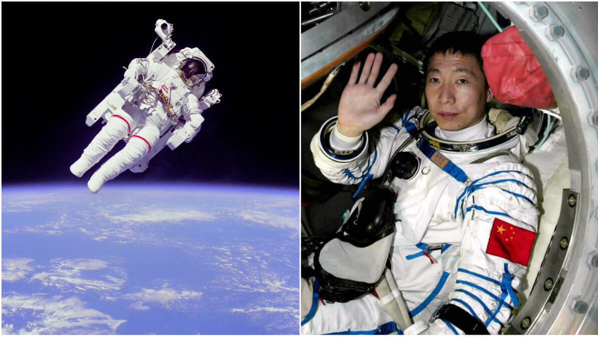 Ett mystiskt knackande ljud från utsidan av rymdfärjan fick astronauten Yang Liwei att undra vad det var.
