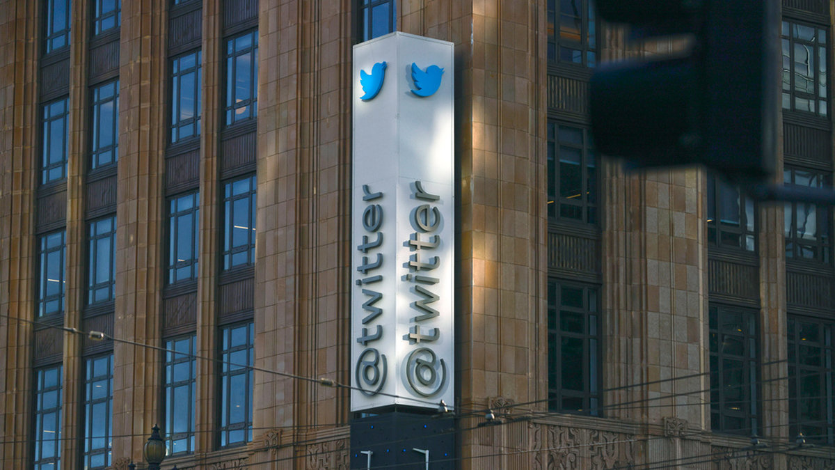 Twitters högkvarter i San Francisco i fredags.