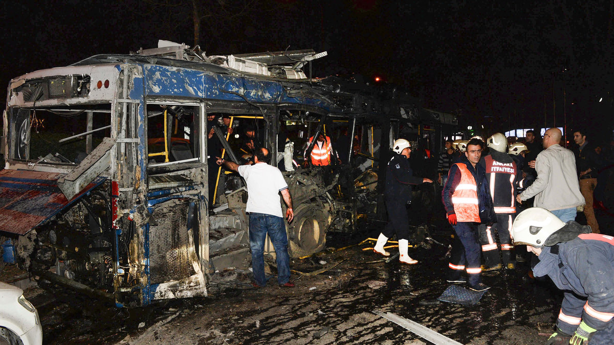 Mist 27 personer ska ha dödats i en explosion i Turkiets huvudstad Ankara. 