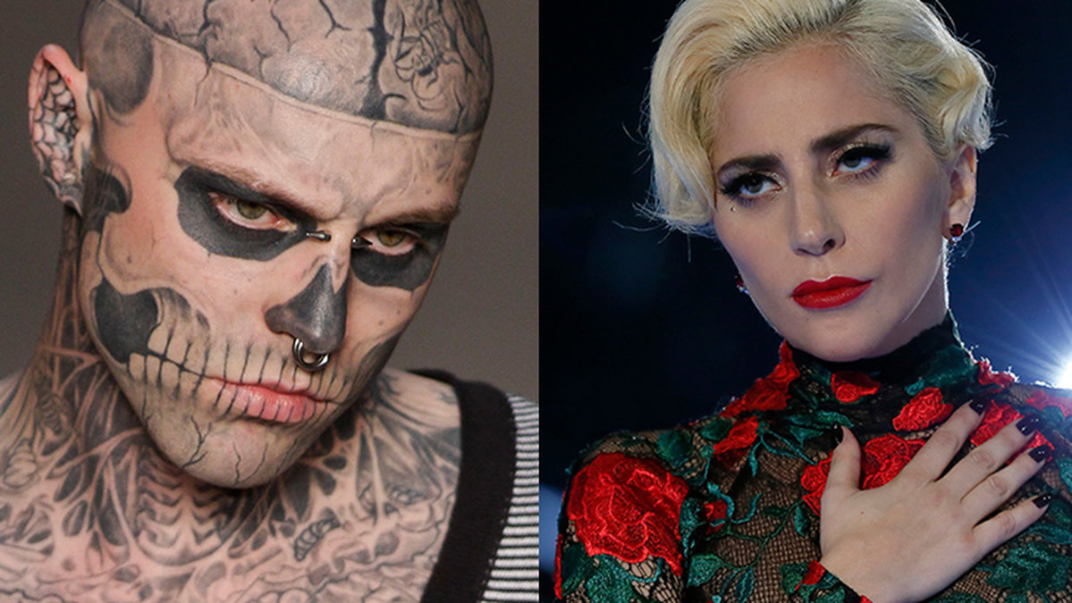 Lady Gaga sörjer sin döda vän Rick "Zombie boy" Genest.