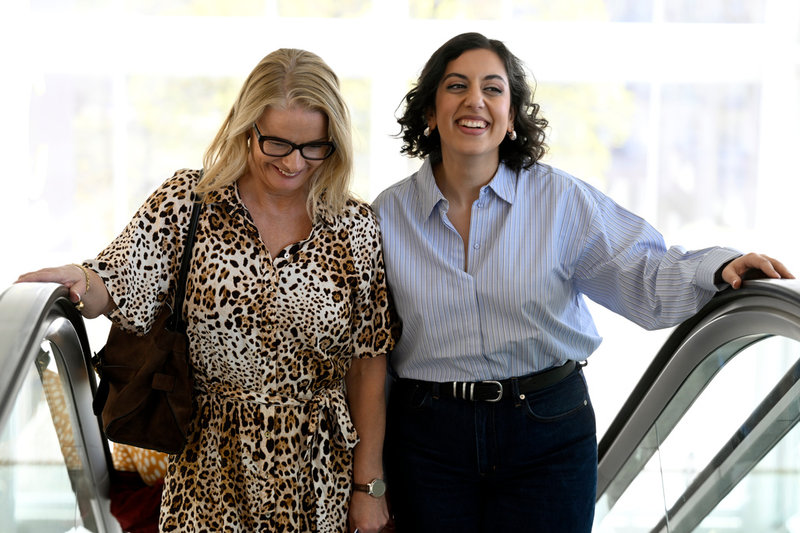 Gymnasie-, högskole- och forskningsminister Lotta Edholm och Liberalernas partiledare Simona Mohamsson.
