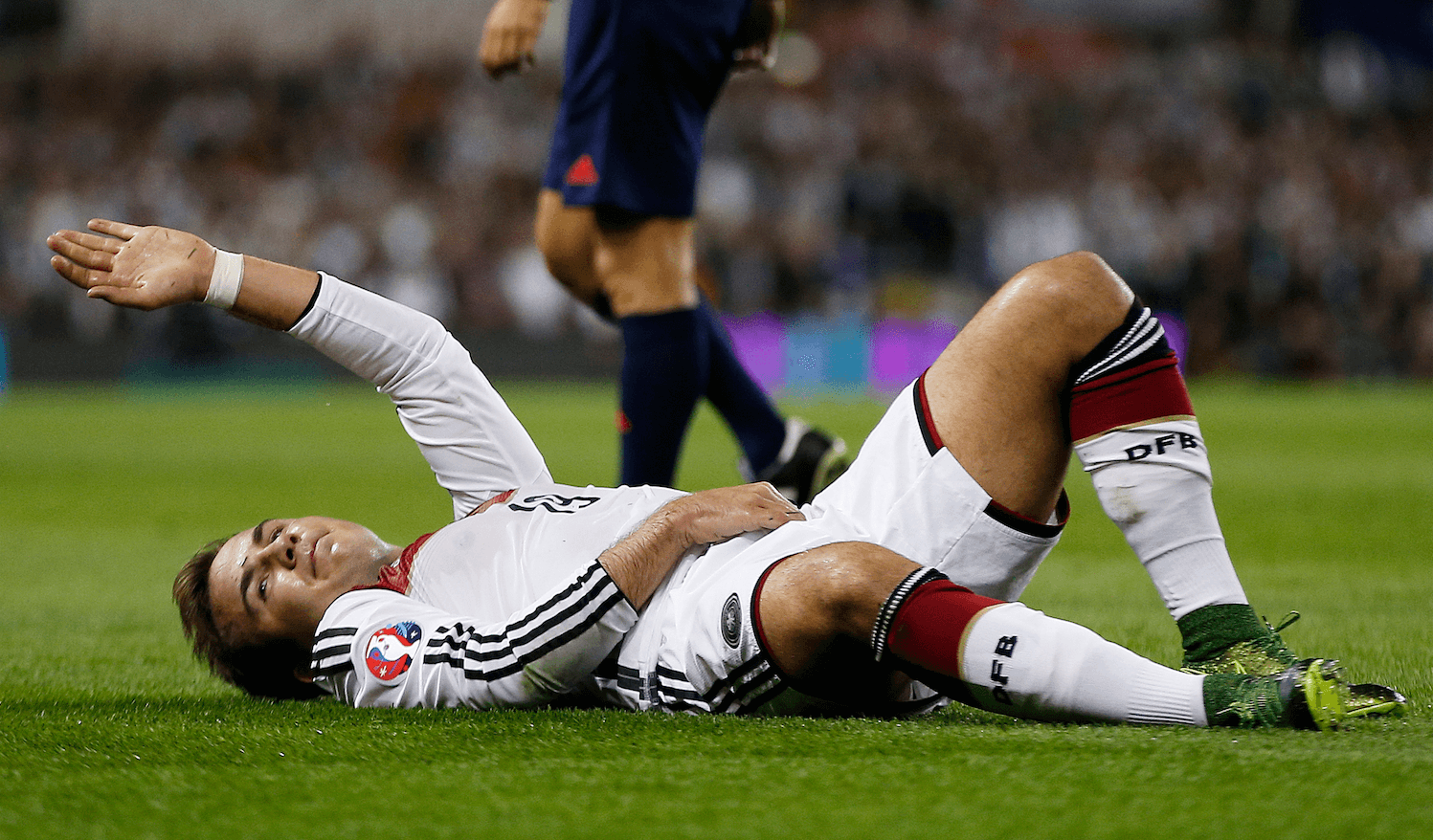 På plats tio hittar vi Bayern Münchens lille mittfältare Mario Götze. 
