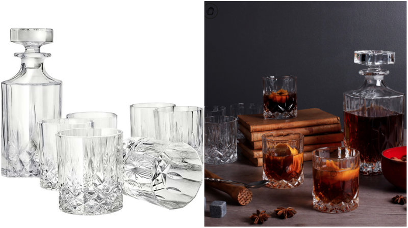 Karaff och glas