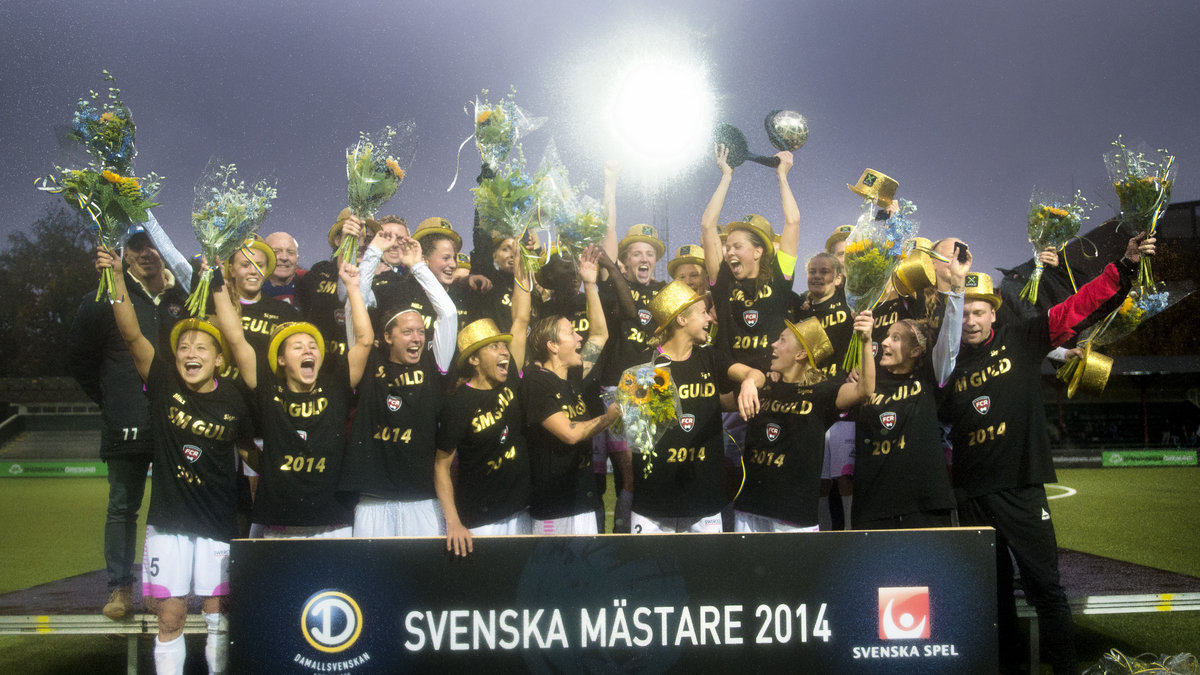FC Rosengård blev svenska mästare.