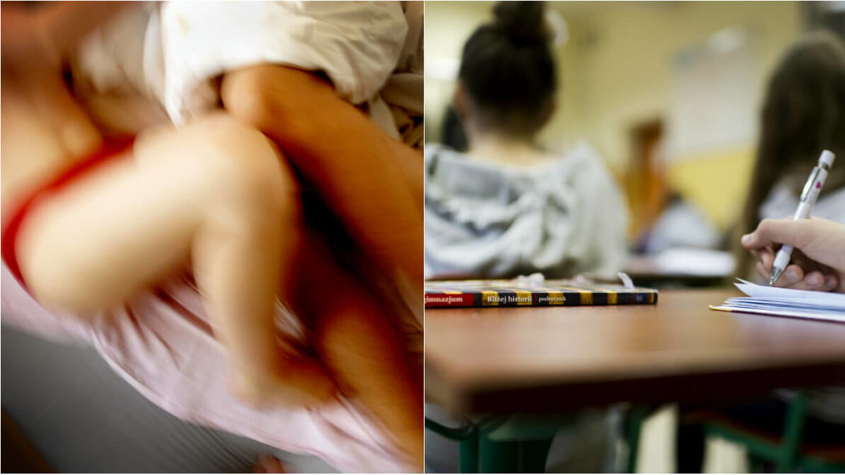 En gymnasielärare uppges ha haft sex med en elev.