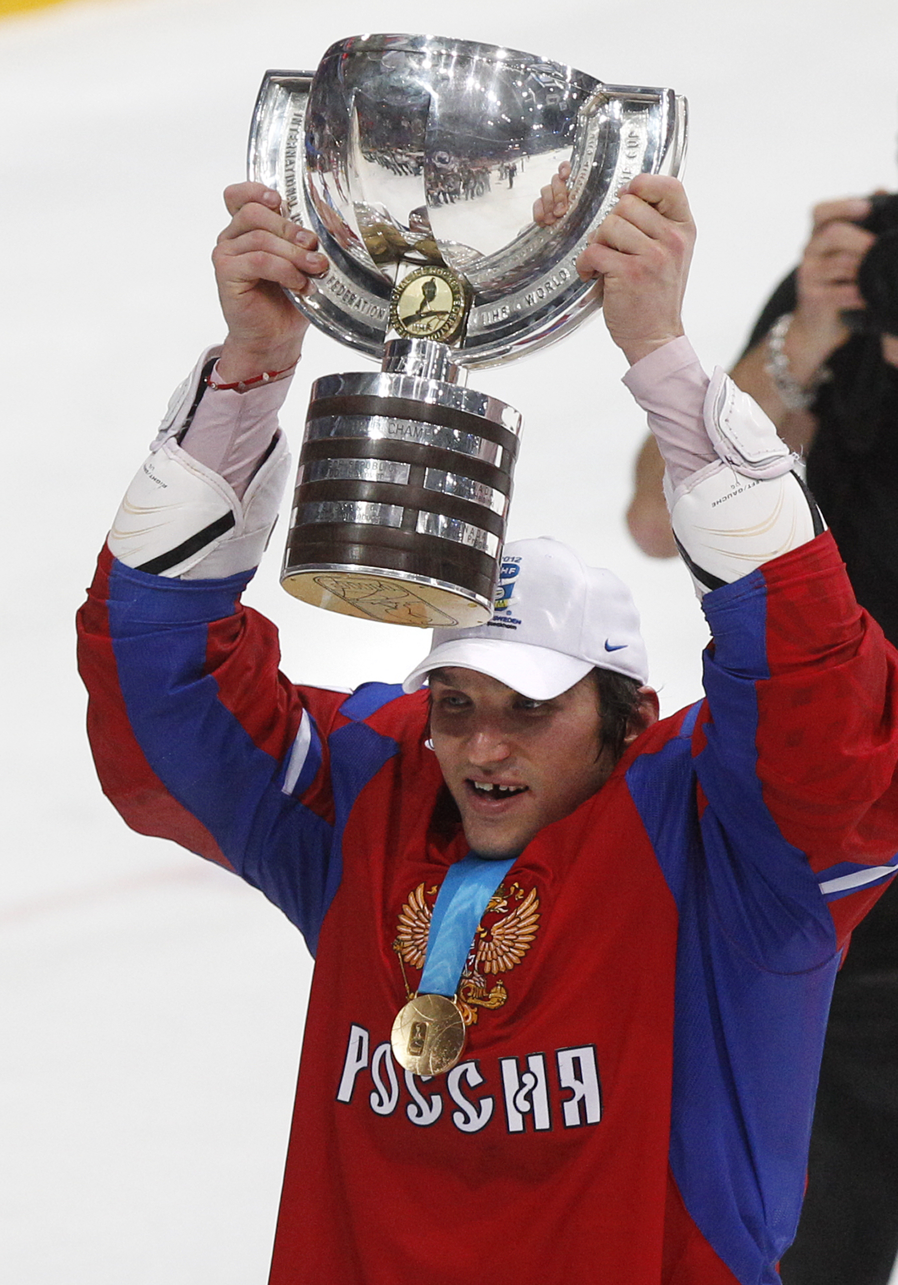 Ovechkin var med och tog VM-guld i våras i Helsingfors med det ryska landslaget.
