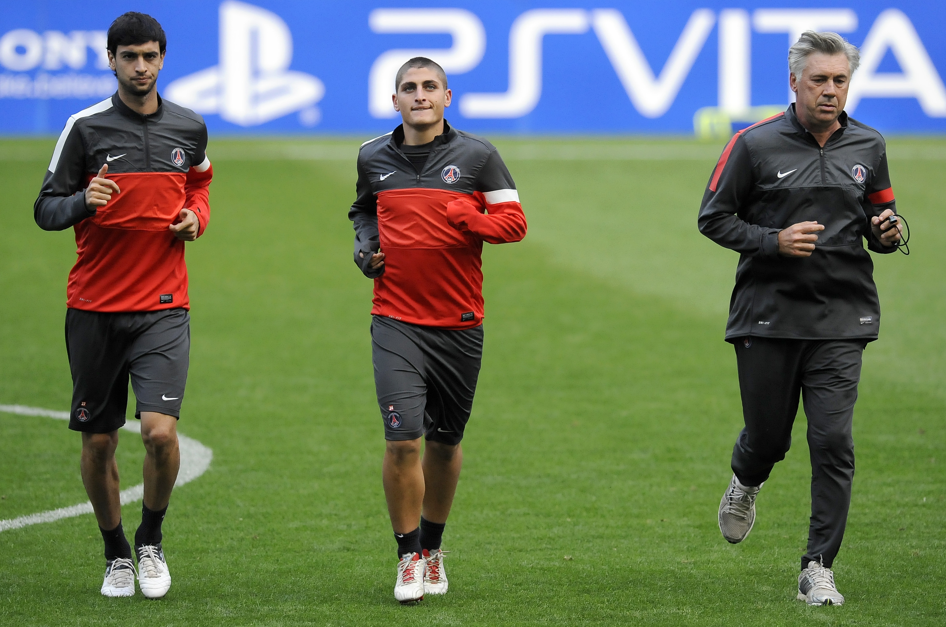 18. Marco Veratti. 20 år, Paris Saint-Germain. Veratti, i mitten, köptes in som en del av PSG:s nya storsatsning där bland andra Zlatan Ibrahimovic och Thiago Silva ingår. Det säger en hel del. 18. Marco Veratti. 20 år, Paris Saint-Germain. Veratti, i mitten, köptes in som en del av PSG:s nya storsatsning där bland andra Zlatan Ibrahimovic och Thiago Silva ingår. Det säger en hel del.