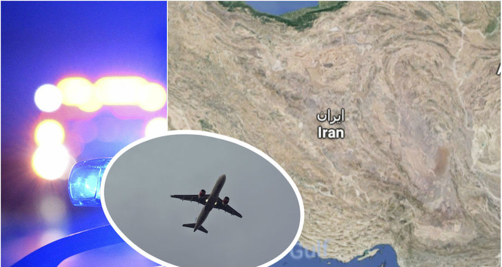 flygolycka, Iran
