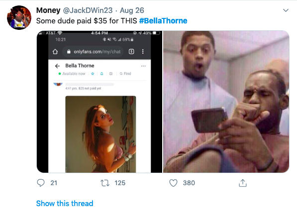 Bella thorne onlyfans reddit