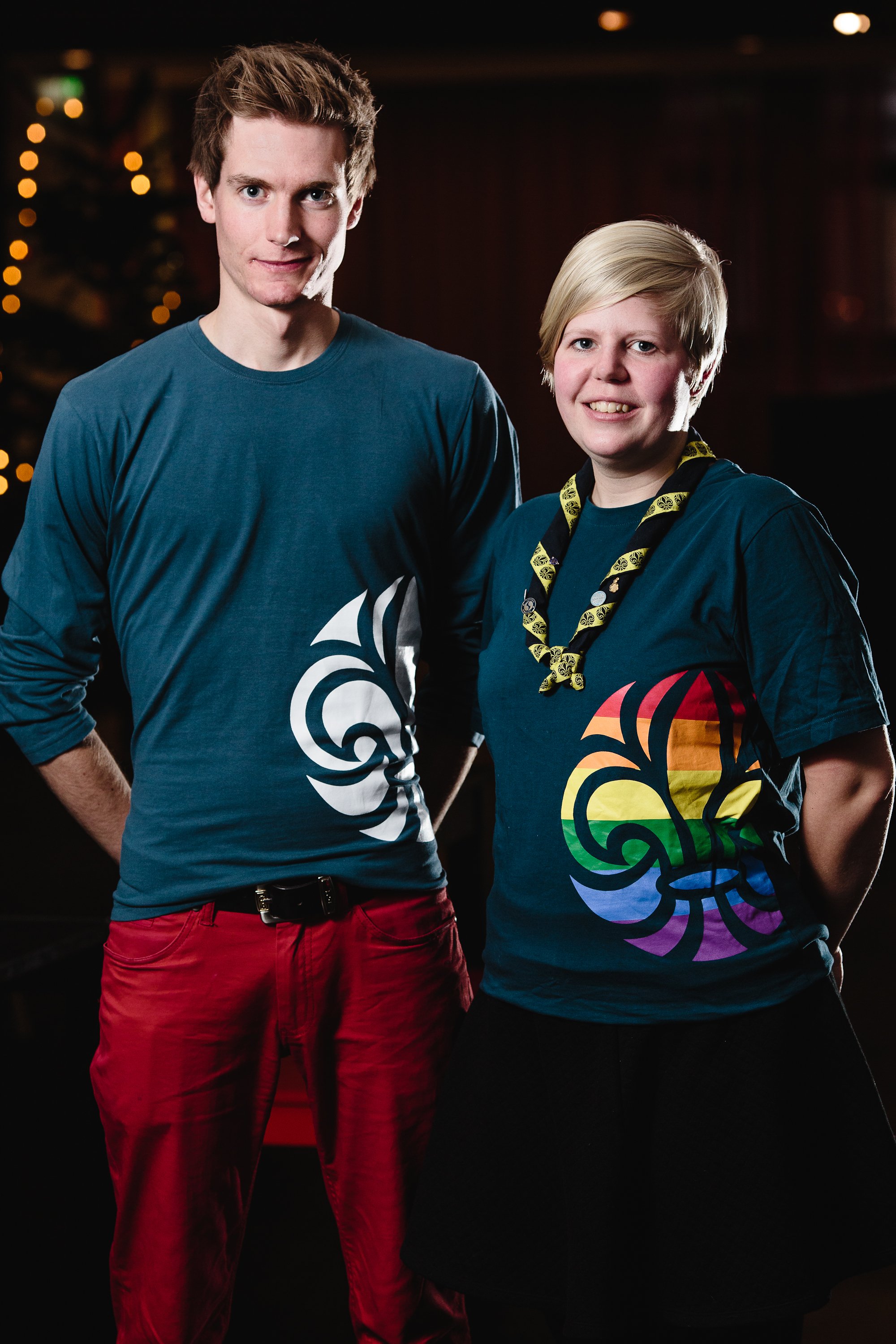 Martin Björgell och Josefine Larsson, Scouterna