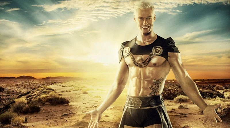 Marcus Olausson som Herkules.