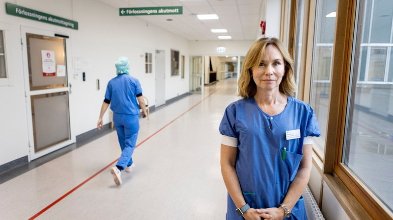 Maria Persson, verksamhetschef för kvinnokliniken vid Danderyds sjukhus.
