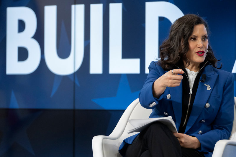 Michigans guvernör Gretchen Whitmer. Arkivbild.