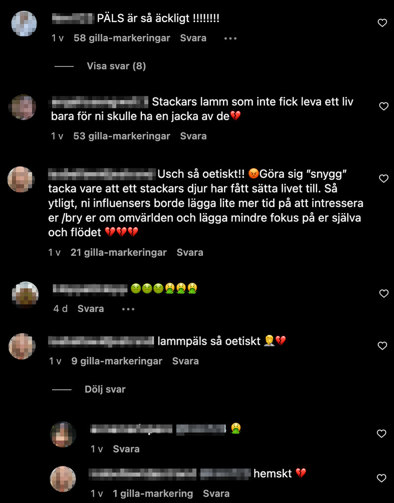 Lovisa Worge kommentarsfält Lovisa Worge kommentarsfält