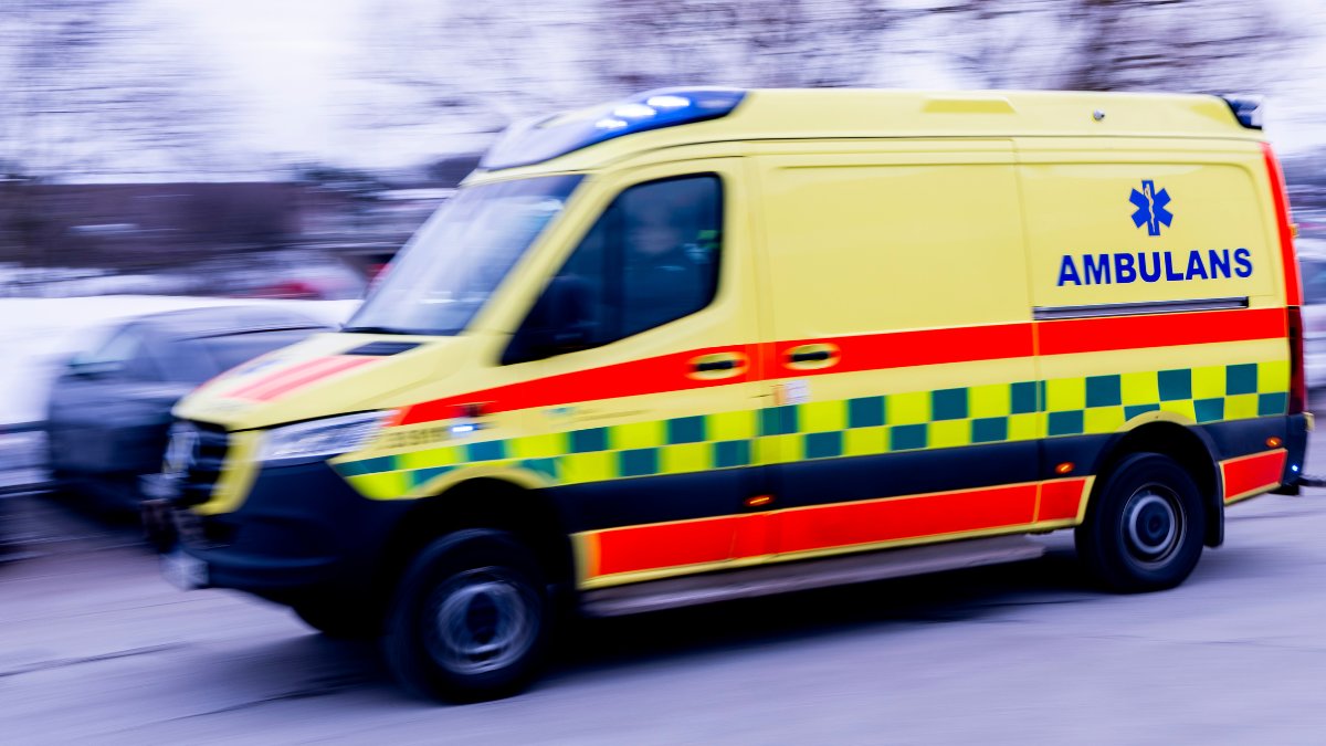 Man skadad i oljebrand – förd till sjukhus