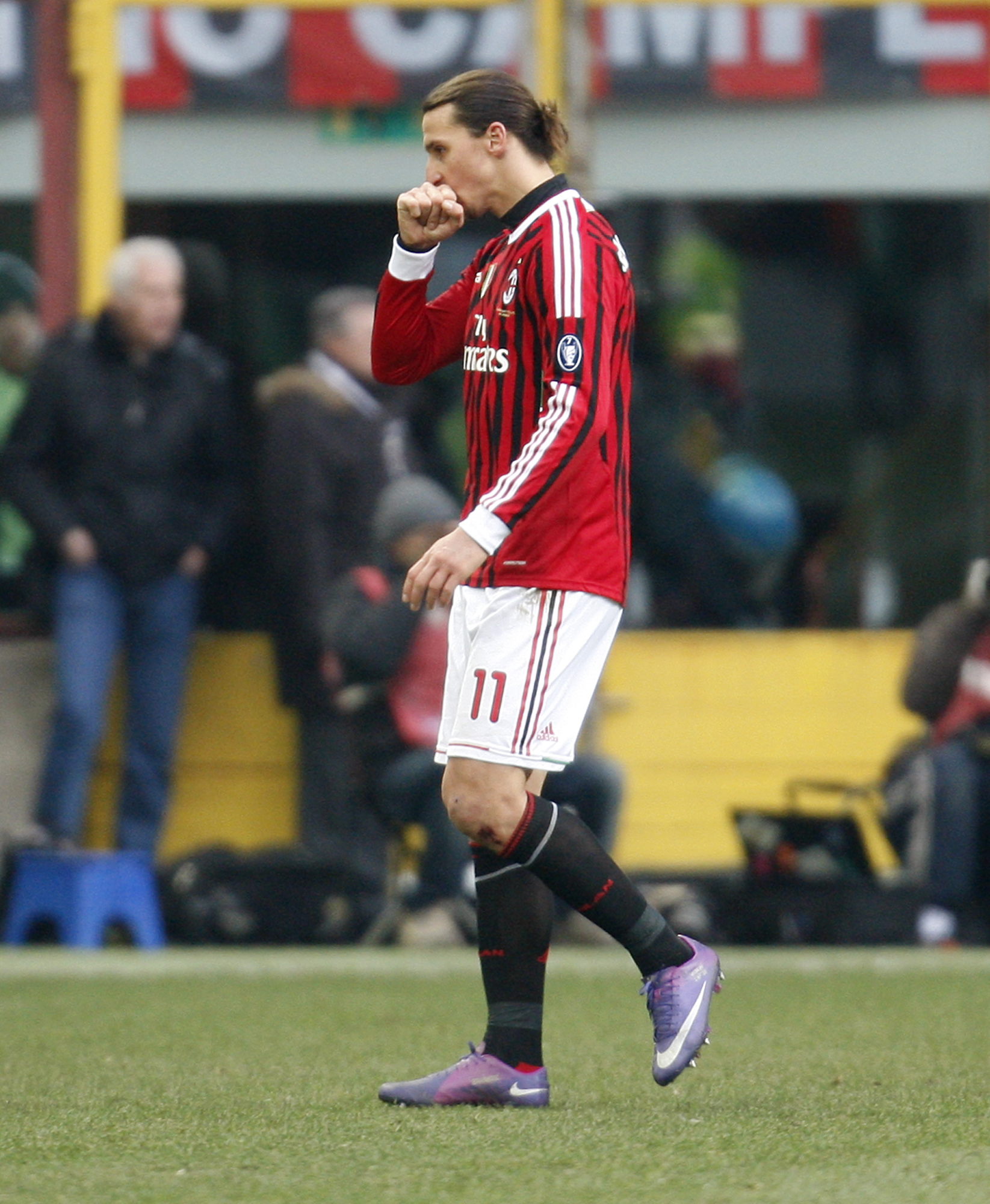 Det röda kortet blev riktigt smärtsamt för Zlatan Ibrahimovic och Milan.