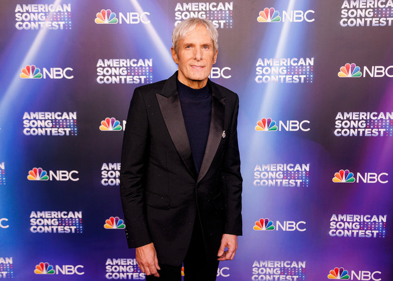 Michael Bolton på röda mattan inför premiären.