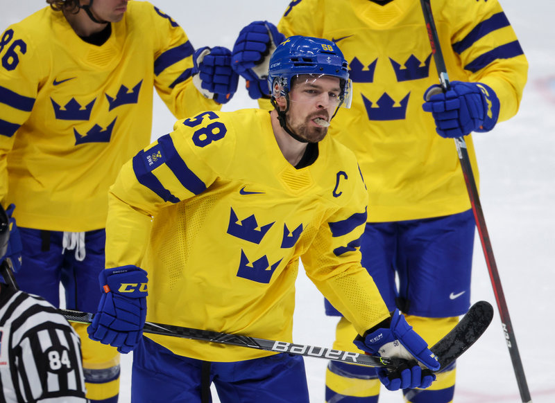 Anton Lander under OS i Peking. Arkivbild.