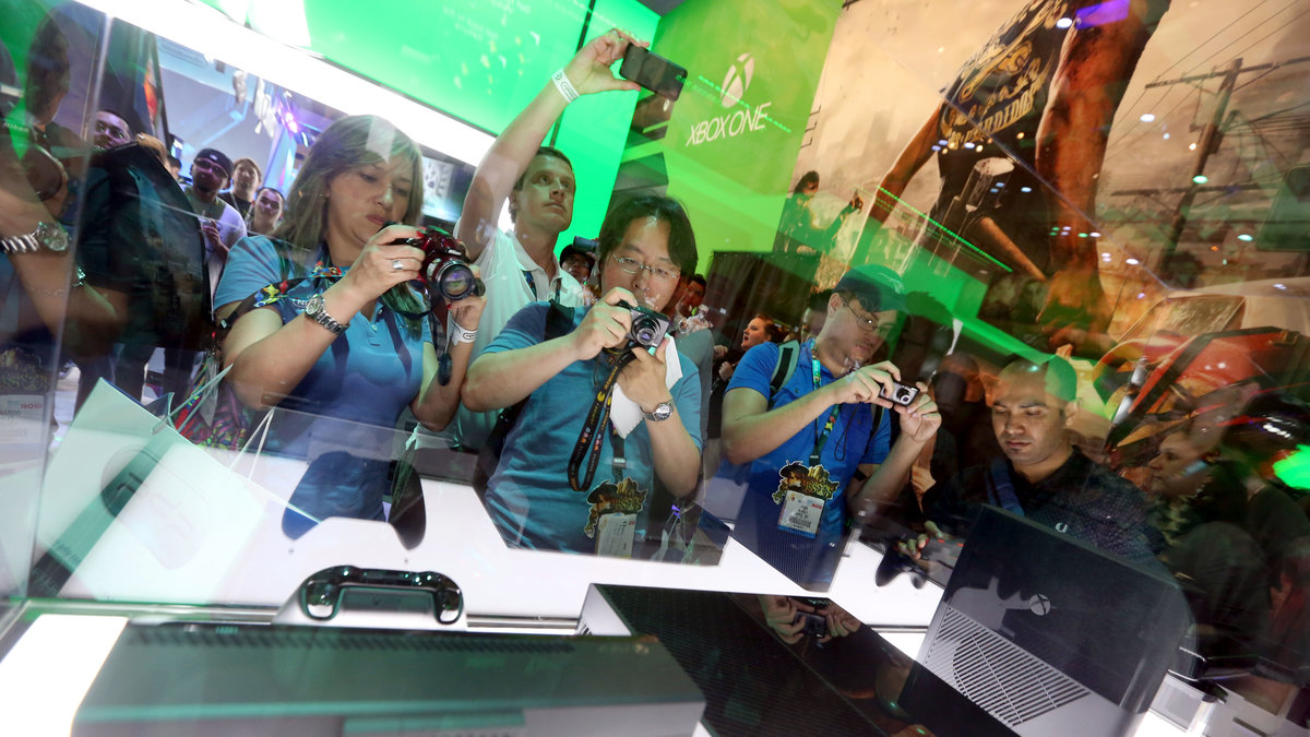 Stort intresse för Xboxbåset vid spelmässan E3 nyligen.