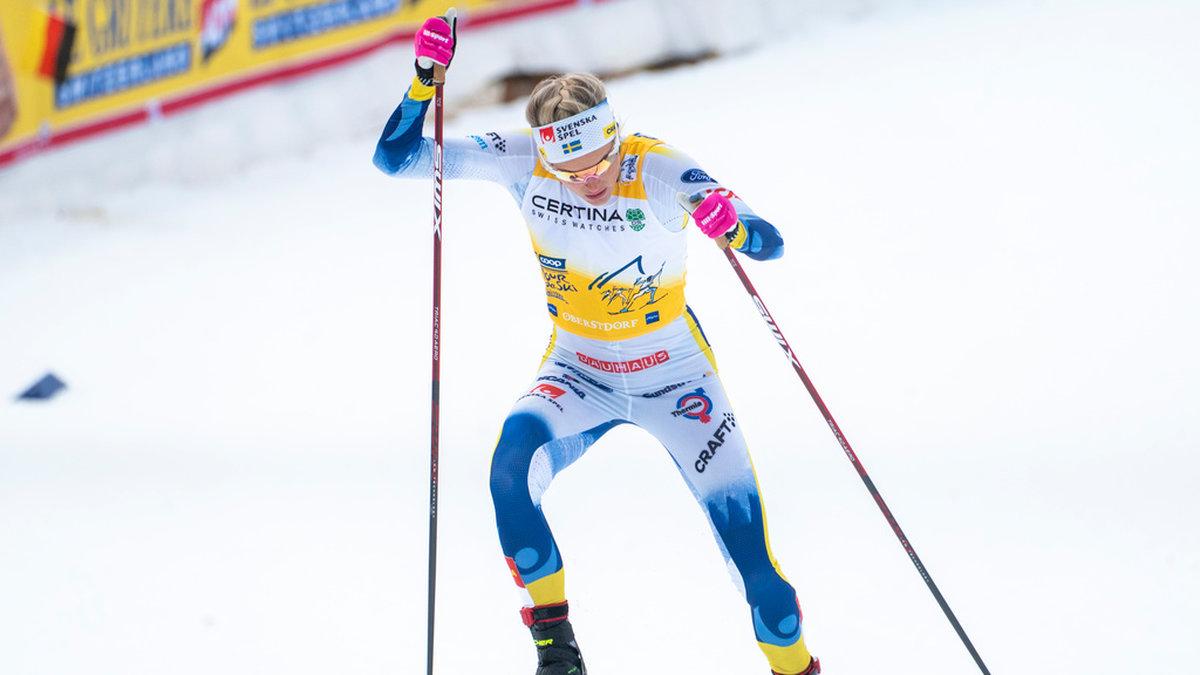 Frida Karlsson, 23, under Tour de Ski.
