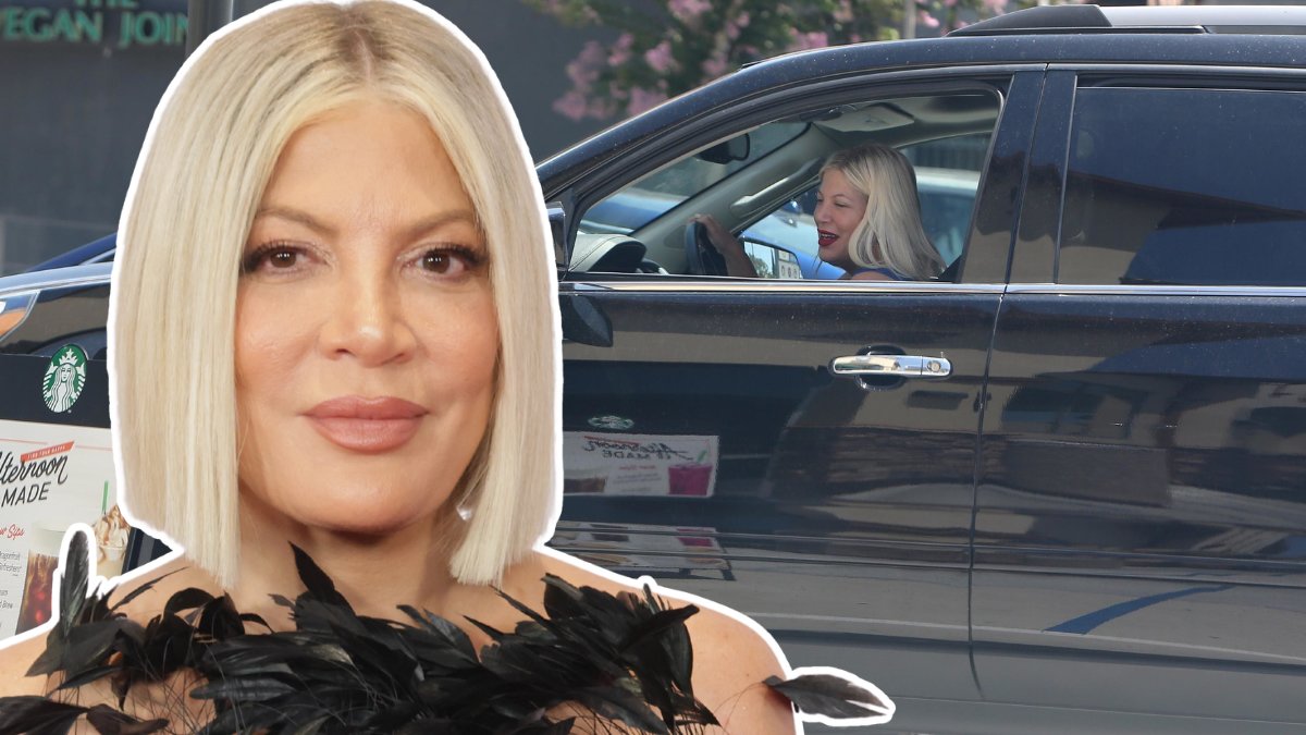 Tori Spelling och barnen till sjukhus efter otäck bilkrasch