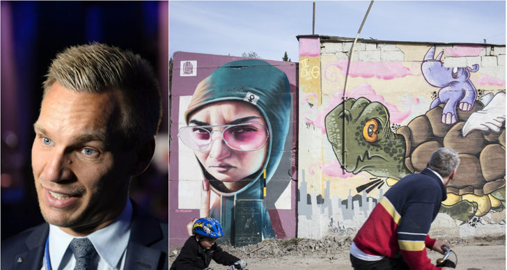 Stockholm, Kristdemokraterna, Graffiti