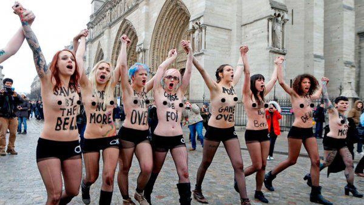 Femen är en feministgrupp som sträcker sig över världen. 