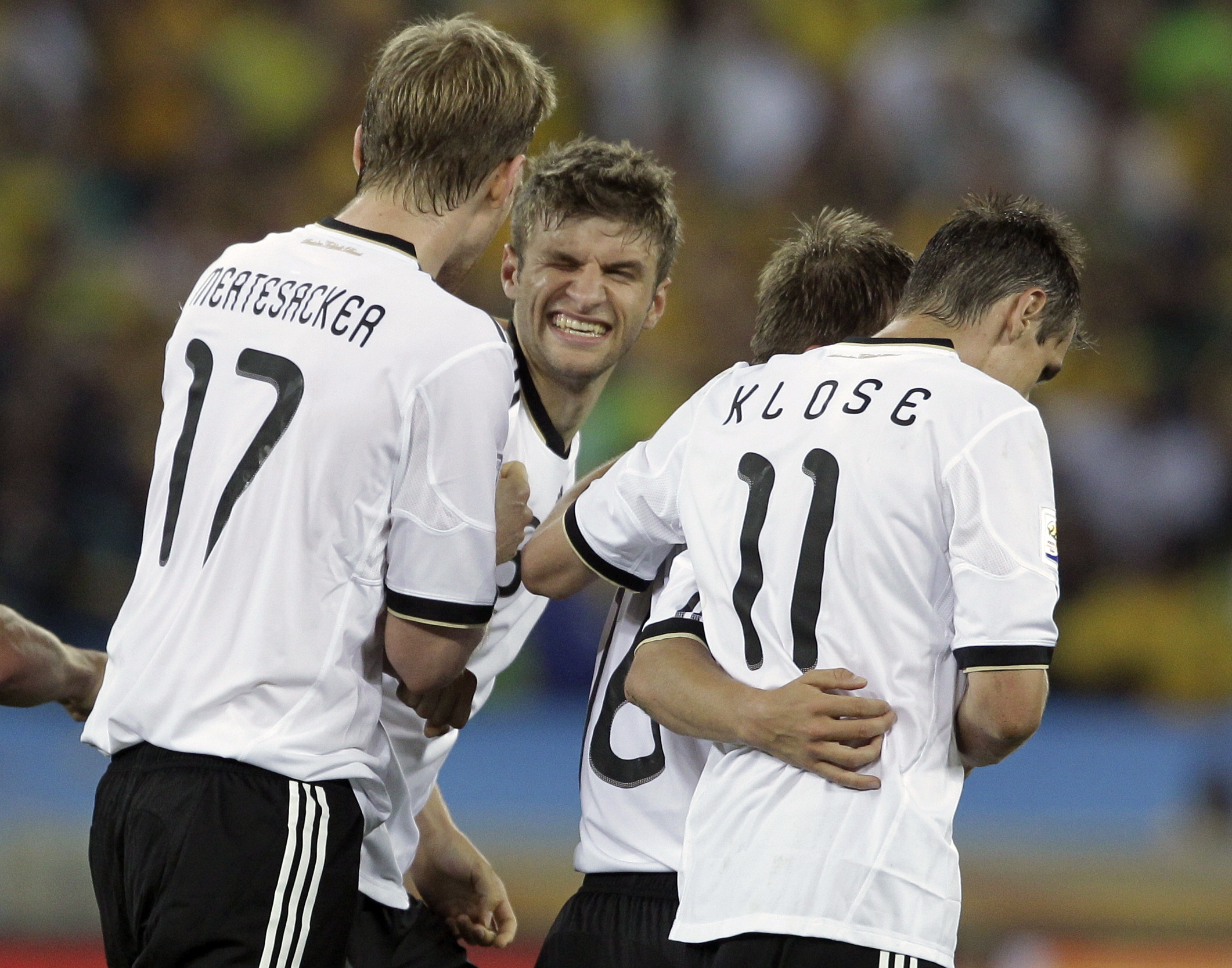 Tyskland vann med 4-0.