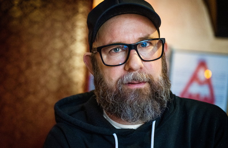 Anders Fridén fyller 50 i mars. 'Det är bara en siffra. När man var 20 tyckte man att folk var döende i den åldern och nu är man där själv', säger han.