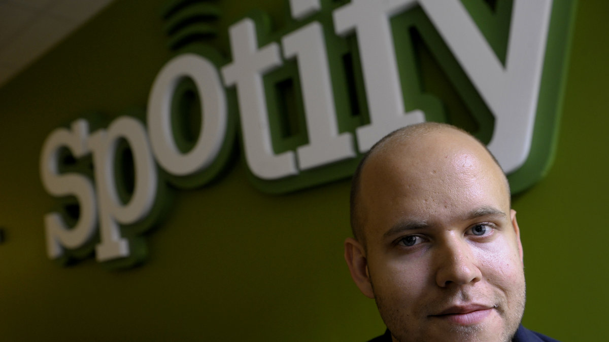 Svenske Spotifygrundaren Daniel Ek. 