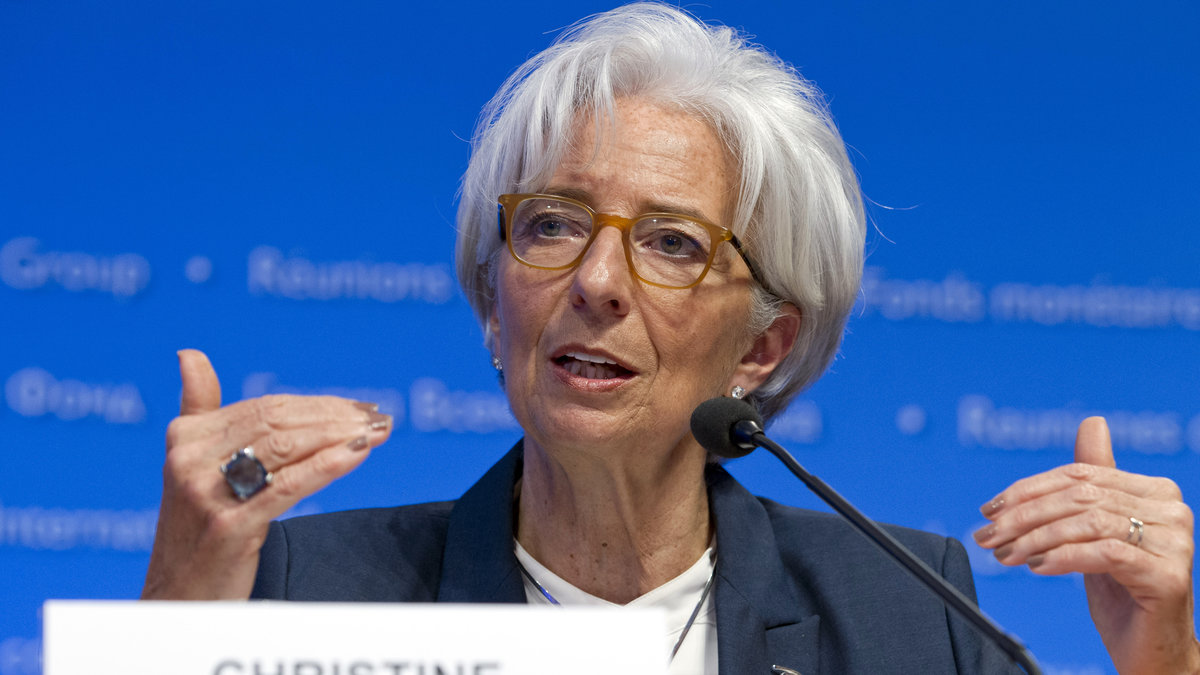 6. Christine Lagarde. Representant för det franska konservativa partiet Union pour un Mouvement Populaire.