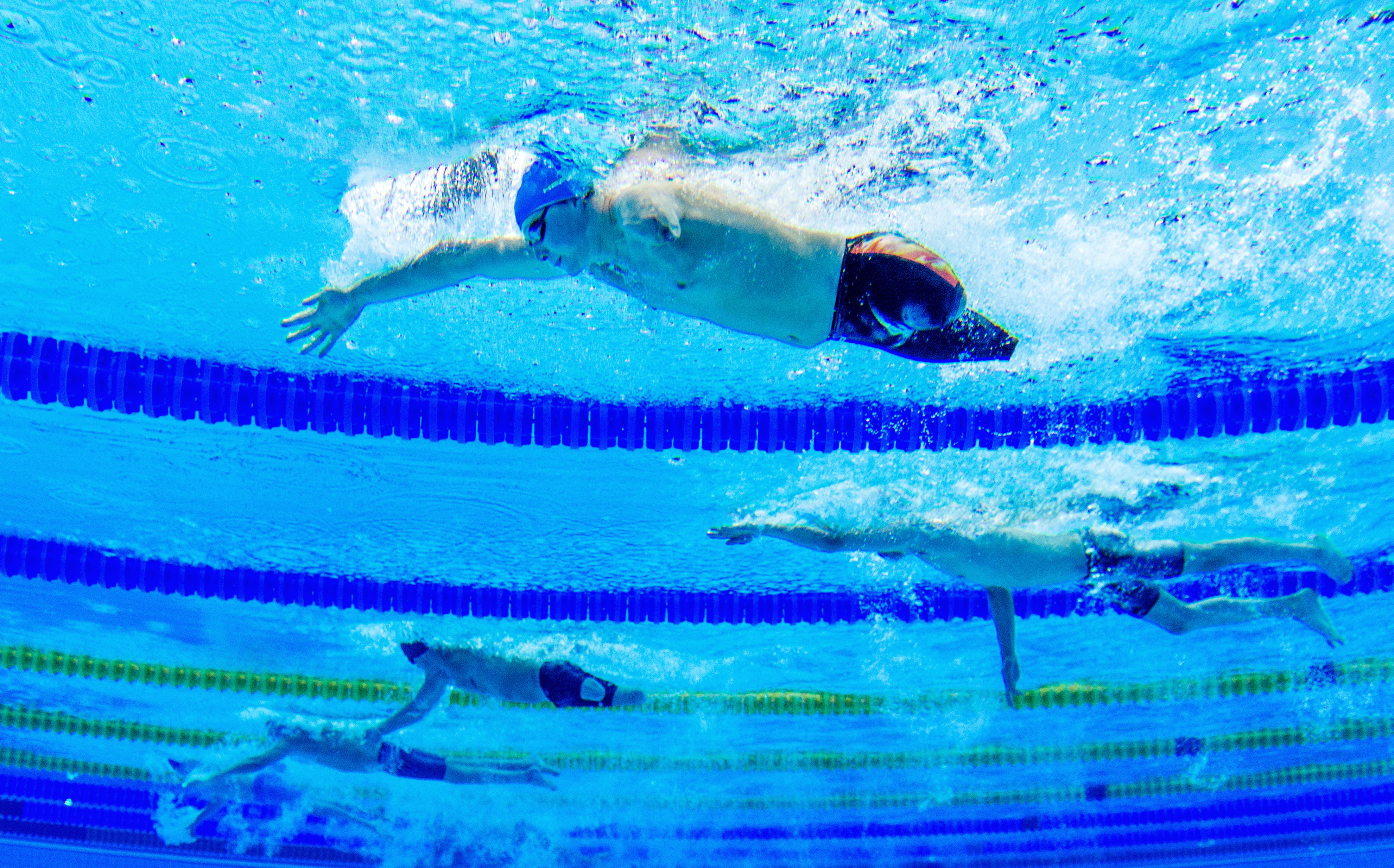 Christoffer Lindhe i 50-metersfinalen under Paralympics i London. Christoffer Lindhe i 50-metersfinalen under Paralympics i London.