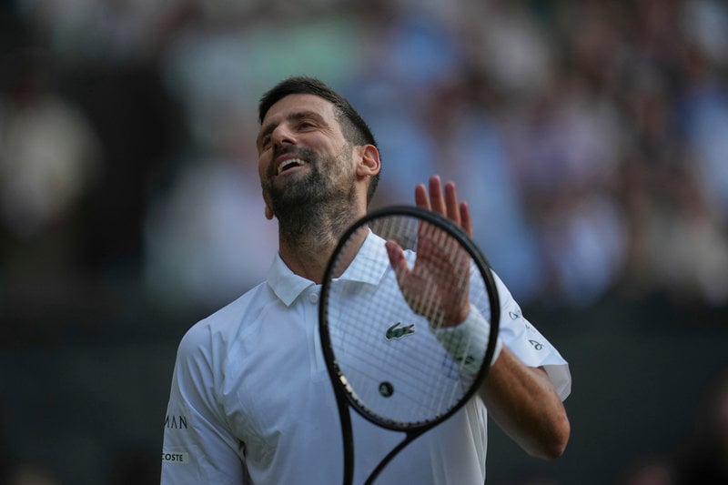 Novak Djokovic är klar för andra omgången i Wimbledon. 