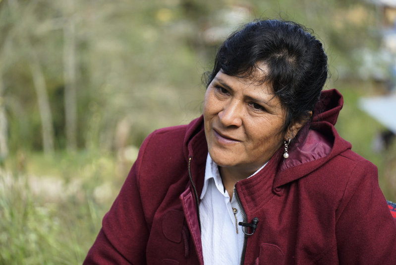 Den tidigare presidenthustrun Lilia Paredes Navarro. Arkivbild.