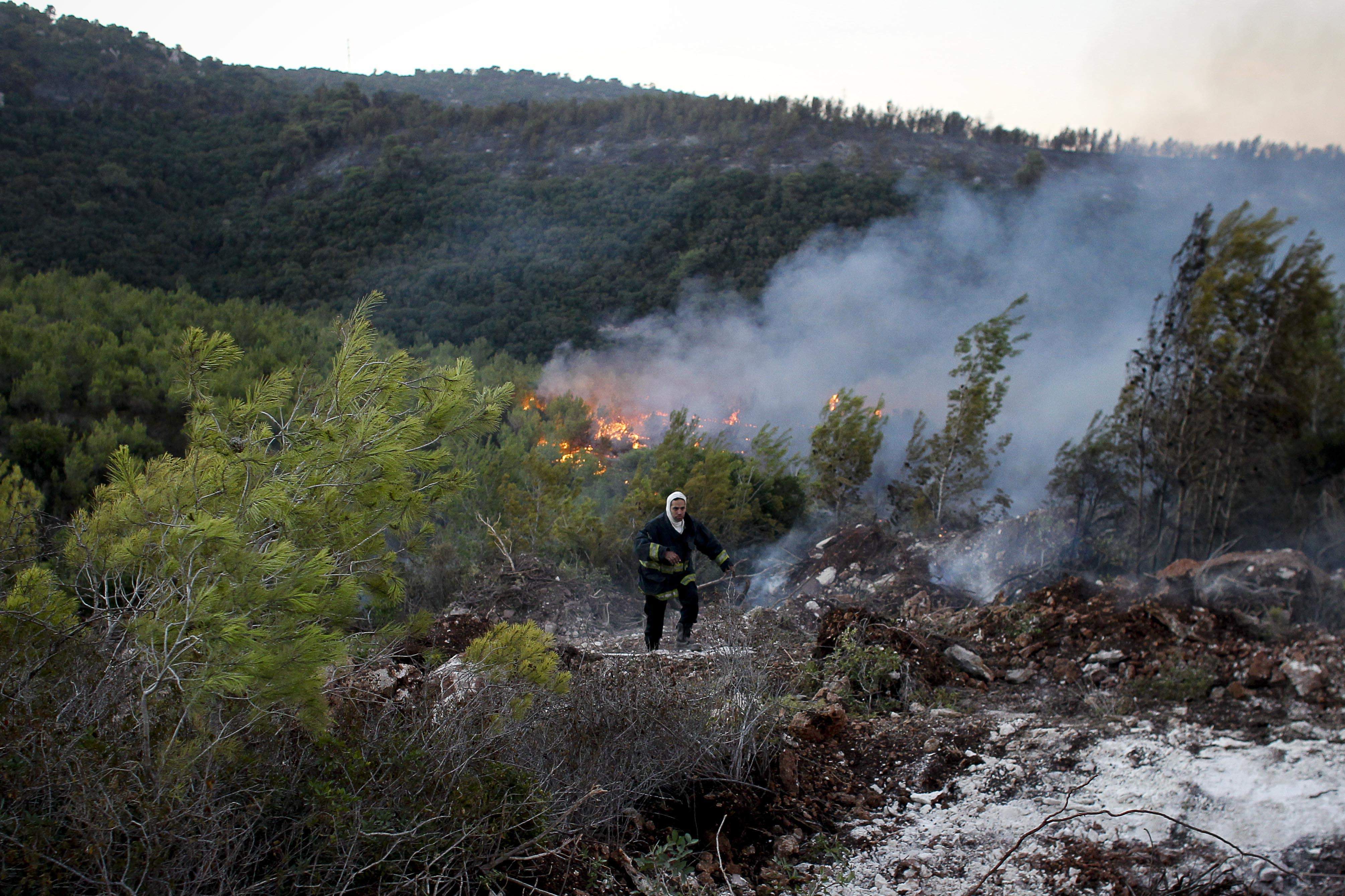 Skogsbrand, Brott och straff, Eld, Israel, Brand