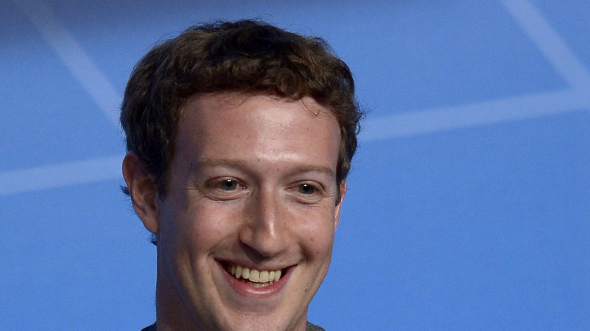 Facebooks vd, Mark Zuckerberg.