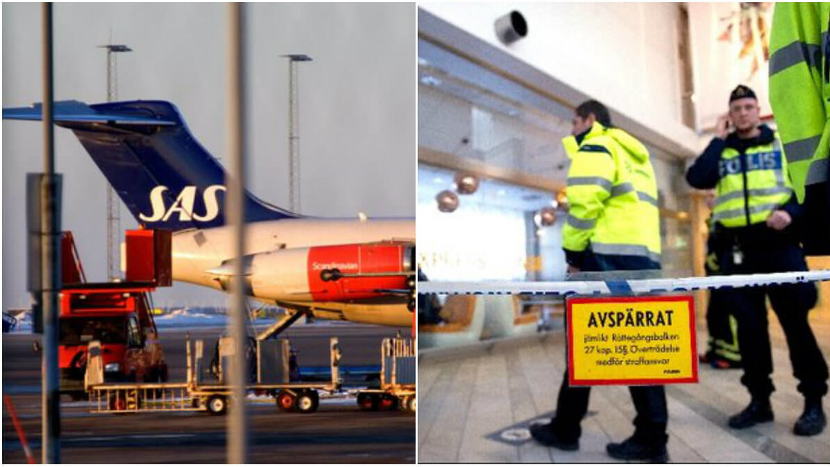 Efter ett hot mot Landvetter öster om Göteborg har inrikeshallen på flygplatsen utrymts. Bilderna är från ett annat tillfälle.