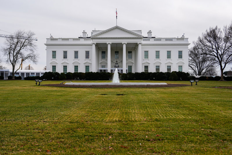 Vita huset. Bilden är tagen 3 januari.