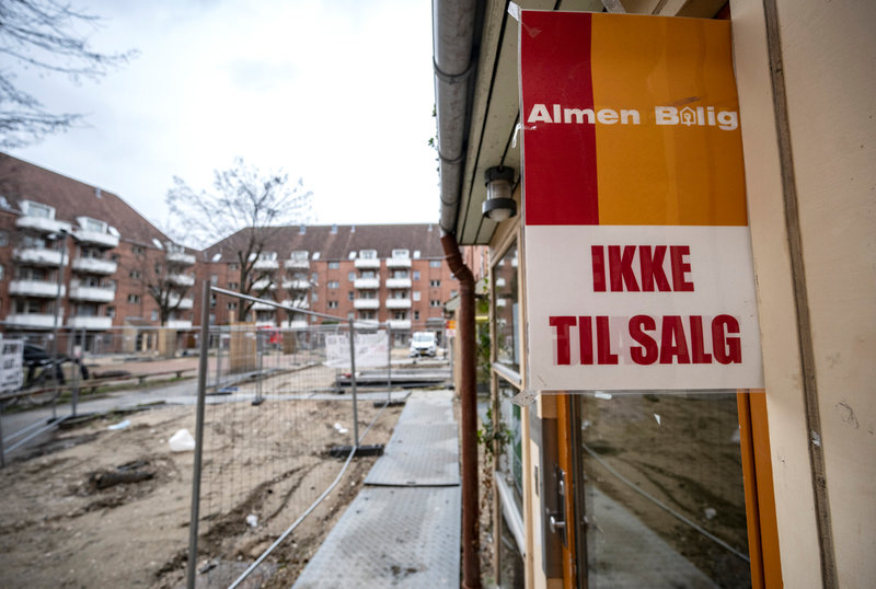 Boende i Mjølnerparken har tidigare protesterat mot tvångsförflyttningarna. Arkivbild.