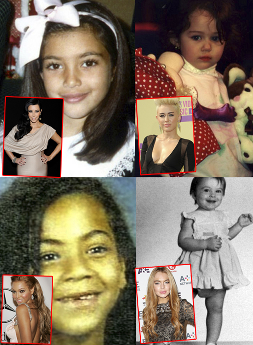 Kim Kardashian, Fergie, Katie Holmes, Miley Cyrus, Bild, Barn