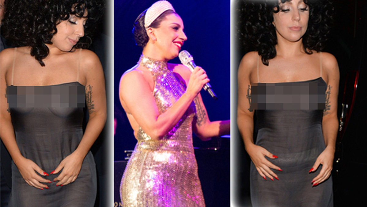 Se bilderna från Gagas stora kväll i bildspelet – klicka på pilarna. 