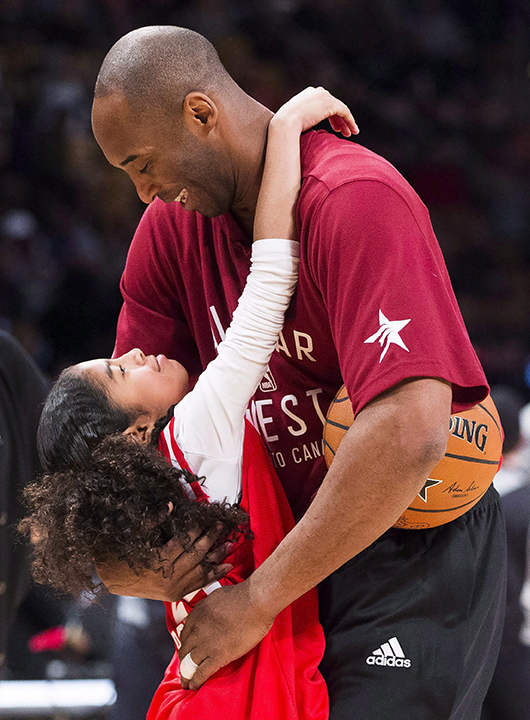 Kobe Bryant och dottern Gigi Kobe Bryant och dottern Gigi