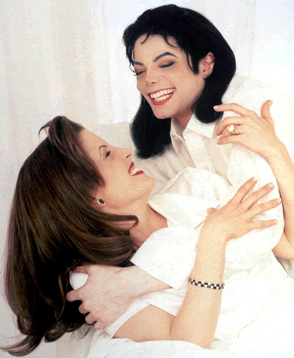 Michael Jackson och Lisa Marie Presley Michael Jackson och Lisa Marie Presley